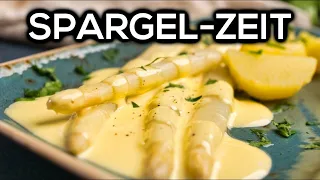 So geht Spargel mit Sauce Hollandaise! (Schnelles Rezept)