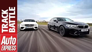 New BMW M5 vs Mercedes-AMG E 63 S - which is fastest on track?