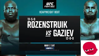 Jairzinho Rozenstruik vs Shamil Gaziev Prediction