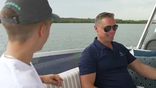 Mark Rothfield from Club Marine tours the superb Riviera 46 Sports Motor Yacht