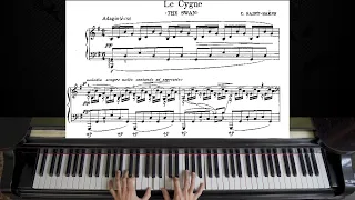 Saint-Saens: The Swan ( Le Cygne ) | Piano with Sheet Music