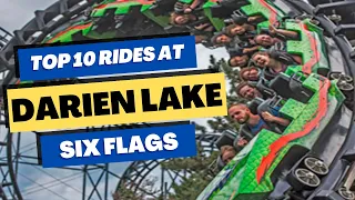 Top 10 BEST Rides at Six Flags Darien Lake (2023) | Corfu, New York