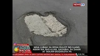 SONA: 91 potholes sa buong Metro Manila, target na matapalan ng DPWH