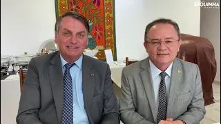 Reunião de Bancada Evangélica no Congresso Nacional com o presidente Bolsonaro