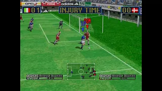 Virtua Striker 2 ver. 2000.1 (Dreamcast) ITALY playthrough 4/5/24 (best goal 392 pt.)