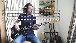 CAKE - Stickshifts And Safetybelts - Bass Tabs and Cover by Pea