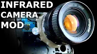 How To Mod A Cheap Action Camera To Use C-Mount Lenses For Infrared Videography & Time Lapse