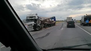 ДТП 16.07.2019 трасса м6 261км.последствия