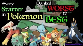 Every Starter in Pokemon Ranked Worst to Best