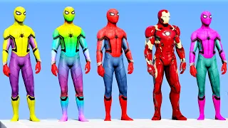 GTA 5 Epic Ragdolls | Spiderman and Super Heroes Jumps/fails Episode 112 (Euphoria Physics)
