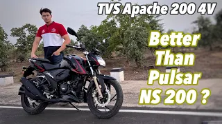 2022 TVS Apache 200 4V Review - Best All-Rounder Motorcycle 🔥