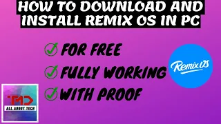 HOW TO DOWNLOAD AND INSTALL REMIX OS IN PC | DUAL BOOT | DTECH WALLAH