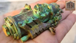 RESTORATION of Badly Rusted SteamPunk Oil LIGHTER