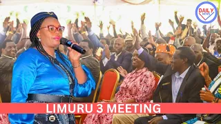 THIS WOMAN IS FIRE🔥 LISTEN TO WAMUCHOMBA DARING HOT REMARKS AT LIMURU 3 MEETING.