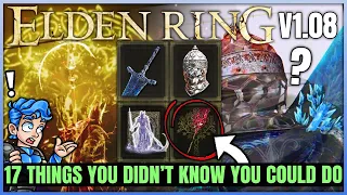 17 New Secrets You Didn't Know About in Elden Ring - New Weapon Found & Spirit Trick - Tips & More!