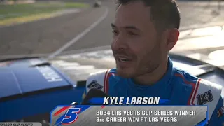 KYLE LARSON TYLER REDDICK POST RACE INTERVIEW - 2024 PENNZOIL 400 NASCAR CUP SERIES AT LAS VEGAS