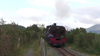 Welsh Highland Railway - Garratt 130 at work around Porthmadog August 2022