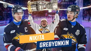 Nikita Grebyonkin is a 21-year-old left-handed forward from Magnitogorsk, Russia