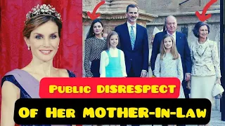Queen Letizia Of Spain DISLIKED For DISRESPECTING Her Mother In Law Queen Sofia At An Easter Service