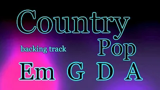 Country Pop Em G D A | 125bpm, country pop backing track. Play along and have fun!