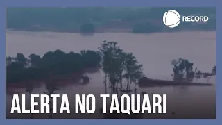 Vale do Taquari (RS) tem alerta para enchentes após chuvas intensas