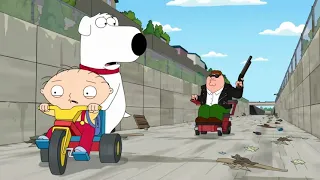 PeTerminator Chase Scene — Family Guy (Season 19, Episode 13)