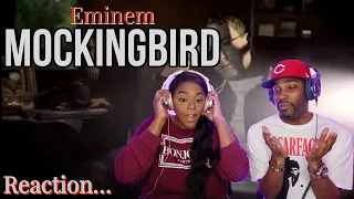 First time hearing Eminem "Mockingbird" Reaction | Asia and BJ