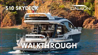 Galeon  510 Skydeck | Walkthrough | ASIAMARINE Boat Show