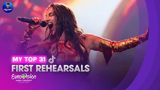 Eurovision 2024: My Top 31 - First Rehearsals (Day 1-4)