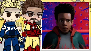 Avengers React to Miles Morales || TikTok || Gacha React