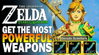 How To Get The Most Powerful PRISTINE Weapons In Zelda Tears Of The Kingdom