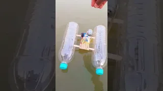 Amazing Plastic Bottle Boat with Motor | Recycled Bottles #shorts