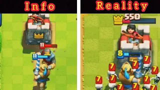 Info vs Realty Clash Royale Prince
