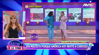 ¿Bronca de productoras? María Pía se molesta porque programa de Ethel Pozo invitó a Rafael Cardozo