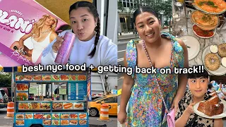 trying the best NYC food + getting back on track!!