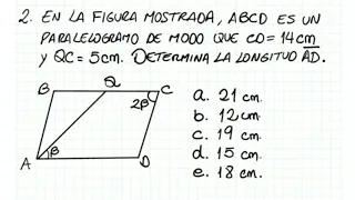 03 Ejercicios Resueltos ♨️ CUADRILÁTEROS / GEOMETRÍA / Nivel Pre / Secundaria / UNMSM