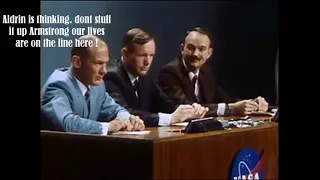 Apollo 11 post interview 1969   what no stars
