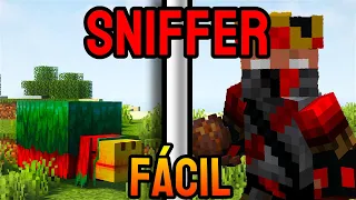 COMO CONSEGUIR/ENCONTRAR Y REPRODUCIR AL SNIFFER EN MINECRAFT 1.20