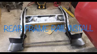 67 Mustang rear frame rail installation - Part 21