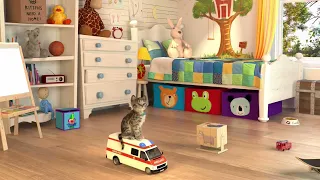 Little Kitten Preschool Adventure Educational Games - Play Fun Cute Kitten Pet Care Gameplay #328