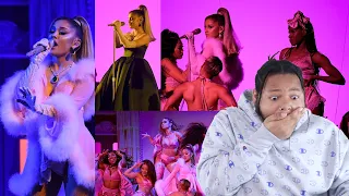 ARIANA GRANDE x LIVE AT THE 2020 GRAMMYS "IMAGINE, 7 RINGS, THANK U, NEXT" | REACTION !!