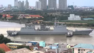 South Korean Battleship Departs Saigon with a 180