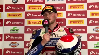 Datatag Qualifying front row press conference from Knockhill