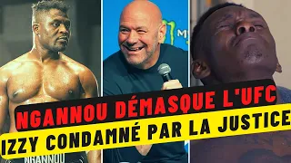 Ngannou dévoile une arnaque de l'UFC, Adesanya condamné pour conduite en état d'ivresse