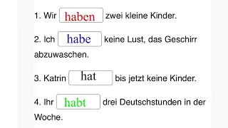 Haben{sein} طریقه استفاده فعل داشتن و بودن زبان آلمانی درزمان حال