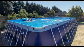 How To Install An Above Ground Pool - Every Step - From Ground Prep To Swimming!