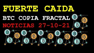 BTC Cae - Noticias criptomonedas - Hoy - Ultima Hora - Correccion en Bitcoin