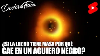 ¿POR QUÉ LA LUZ NO ESCAPA de LOS AGUJEROS NEGROS? ⚫️