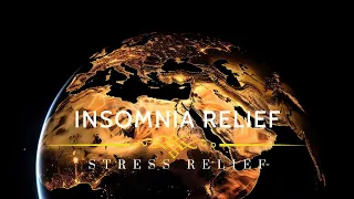 INSOMNIA RELIEF [Fall Asleep Fast] "The Blue Forest" Binaural Beats Sleep Music - Black Screen