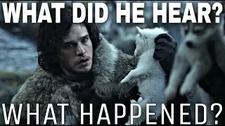 The Real Story Behind Jon Snow Discovering Ghost! - A Song of Ice and Fire (Theory Video)